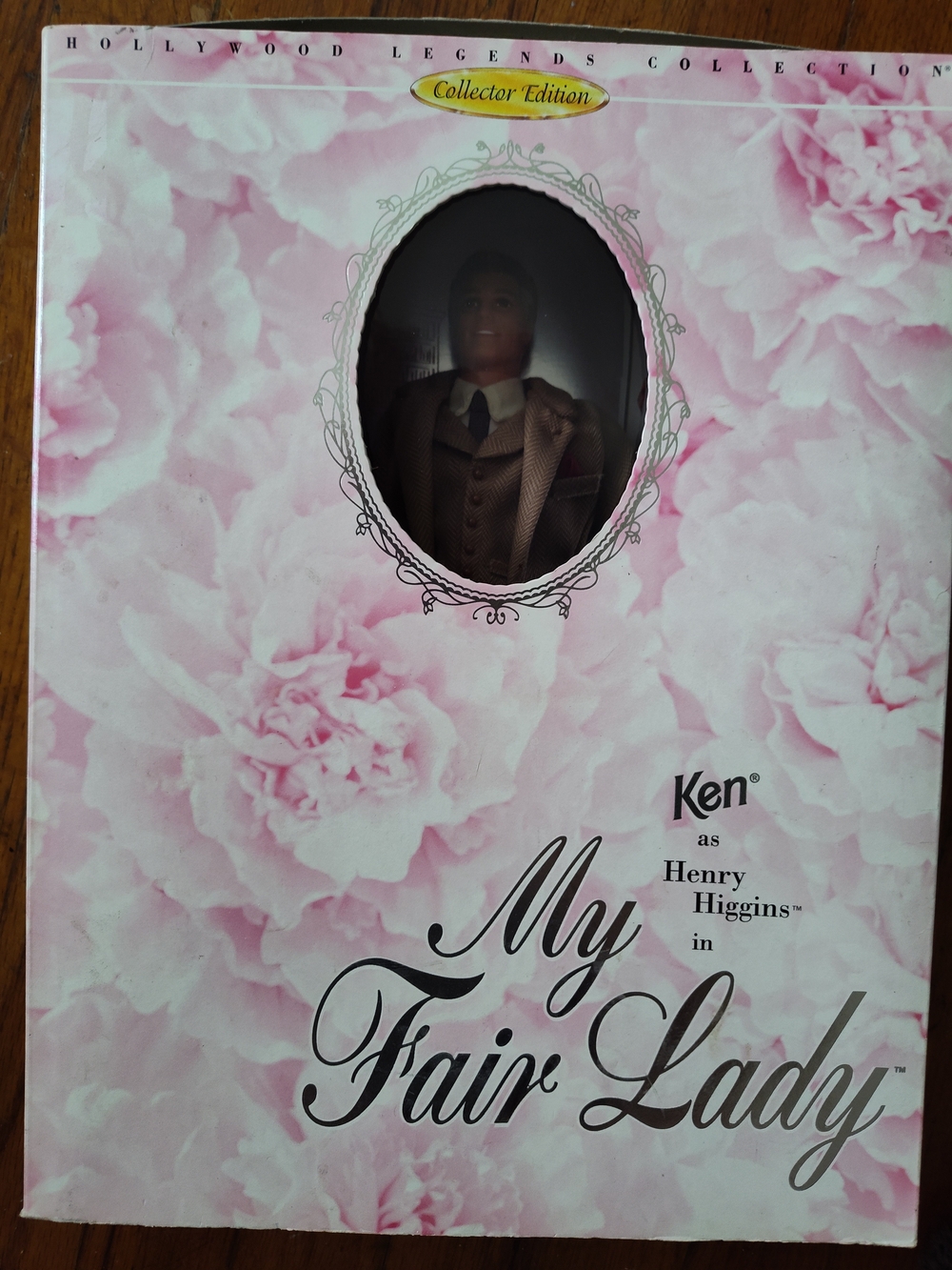 Mattel Ken My Fair Lady Henry Higgins Doll Pink White Packaging